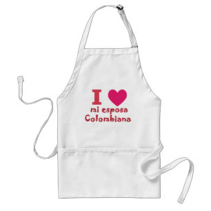 Meine Kolumbianische Ehefrau apron Schürze