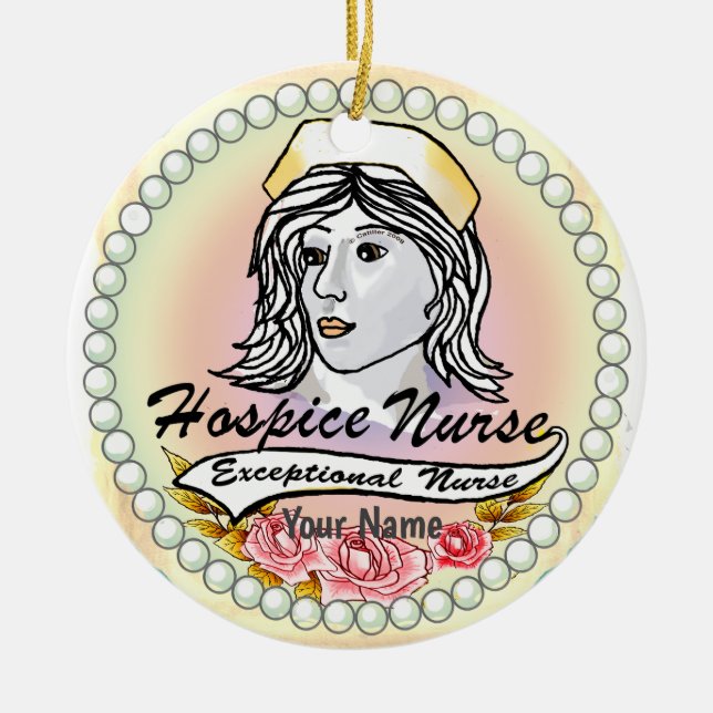 Meine Krankenschwester Keramik Ornament (Vorne)