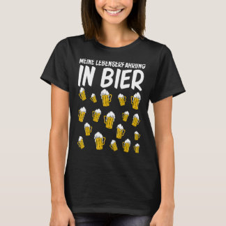 Meine Lebenserfahrung in Bier 18. Geburtstag Mann  T-Shirt