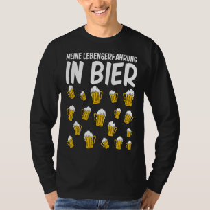 Meine Lebenserfahrung in Bier 18. Geburtstag Mann T-Shirt