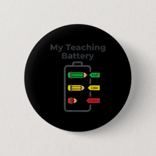 Meine Lehrbatterie lustiger sozialer Messstrich Ku Button