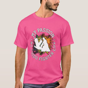 Meine Leidenschaft meine Aikido Japanisch Kampfkun T-Shirt