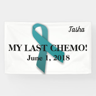 Meine letzte Chemo Feierfahne Banner