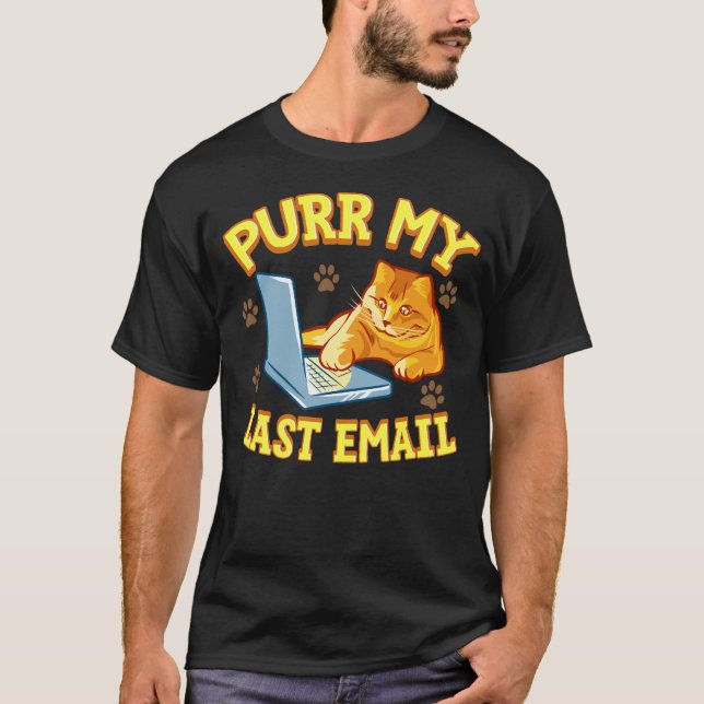 Meine letzte E-Mail löschen T-Shirt (Vorderseite)