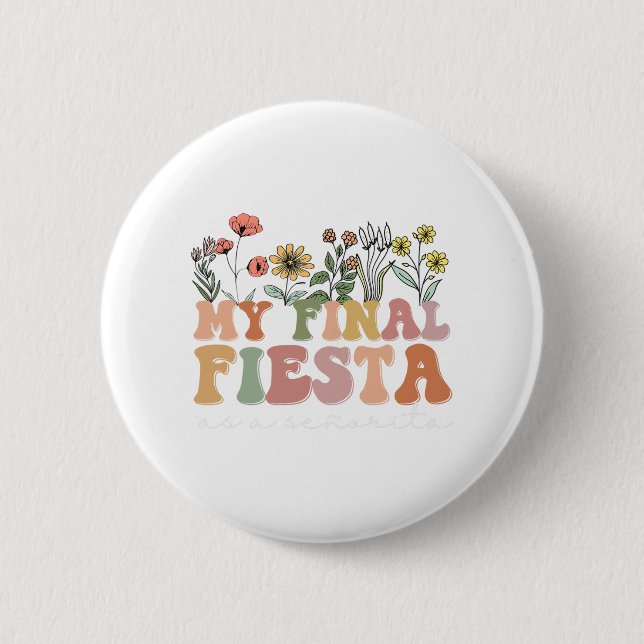 Meine letzte Fiesta-Wildblume Bacheloret Button (Vorderseite)