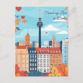 Meine Liebe am Valentinstag gefunden Postkarte