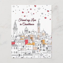 Meine Liebe am Valentinstag von Casablanca gefunde Postkarte