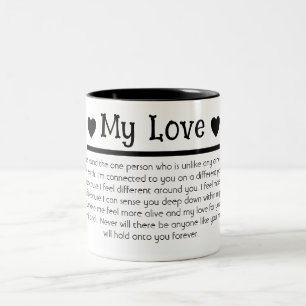 Meine Liebe Boyfriend Husband Zwei-Tone-Tasse Zweifarbige Tasse