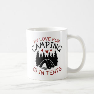 Meine Liebe für Camping Kaffeetasse