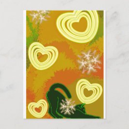 Meine Liebe für meine Katze Einladungspostkarte