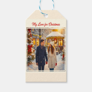 MEINE LIEBE FÜR WEIHNACHTEN MANN UND FRAU ZUSAMMEN GESCHENKANHÄNGER