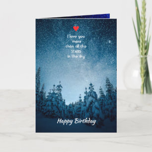 Meine Liebe Geburtstag Liebe dich mehr als alle St Feiertagskarte