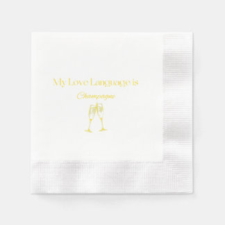 Meine Liebe ist Champagnercocktail Napkins Serviette