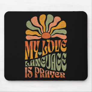 Meine Liebe ist das Gebet Christus Jesus Lover W Mousepad