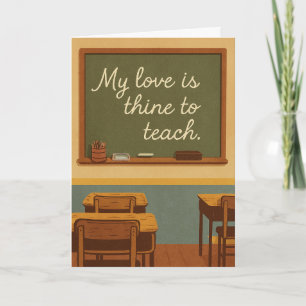 Meine Liebe ist dein zu lehren  Karte
