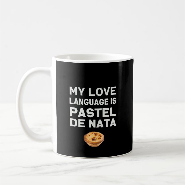 Meine Liebe ist Pastel de Nata Kaffeetasse (Links)