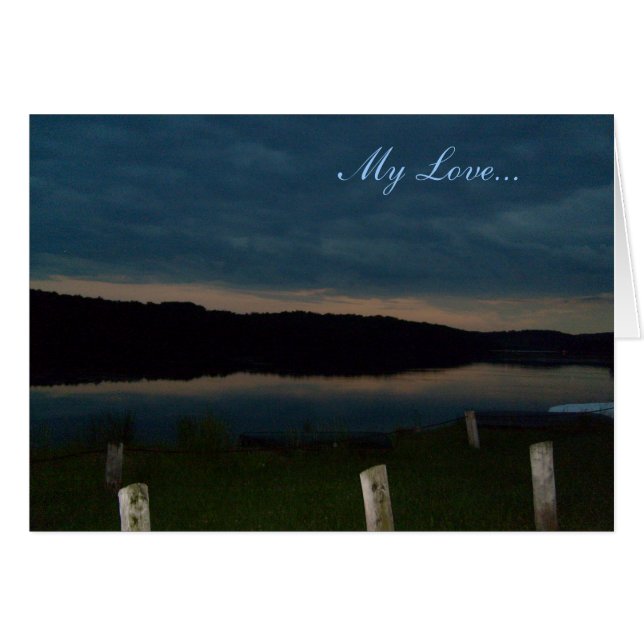 Meine Liebe... Karte (Vorderseite (Horizontal))