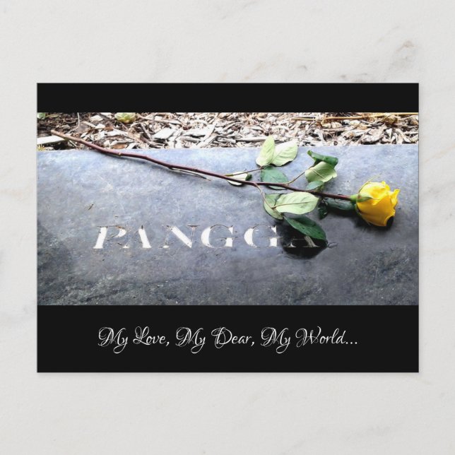 Meine Liebe, meine Liebe, Meine Welt... Postkarte (Vorderseite)