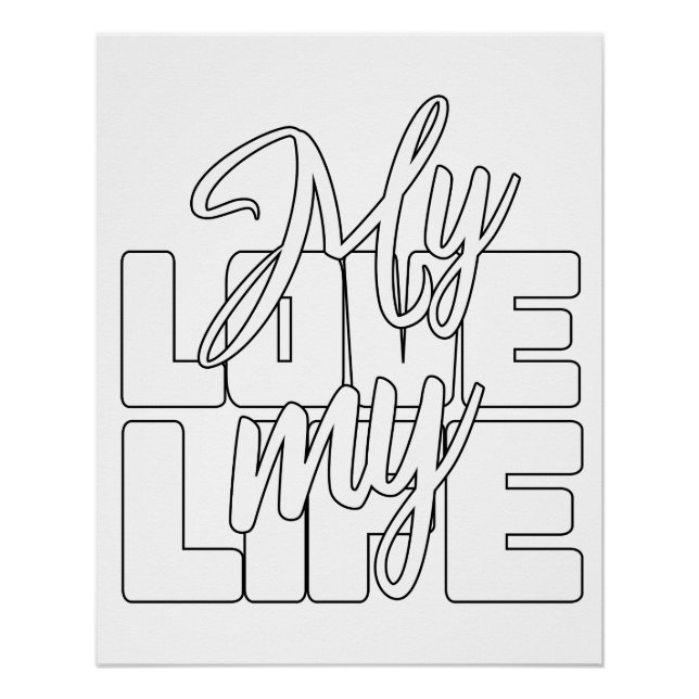 Meine Liebe Poster (Vorderseite)