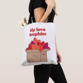 Meine Liebe-Trophäen in Schachtel voller Valentinh