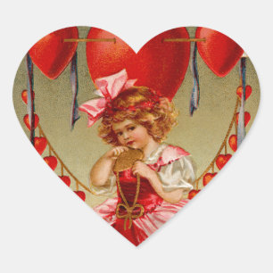 Meine Liebe zu Dir Herz-Aufkleber