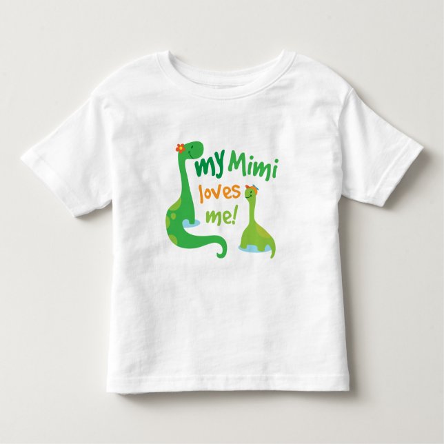 Meine Lieben Mimi ich Dinosaurier Kleinkind T-shirt (Vorderseite)