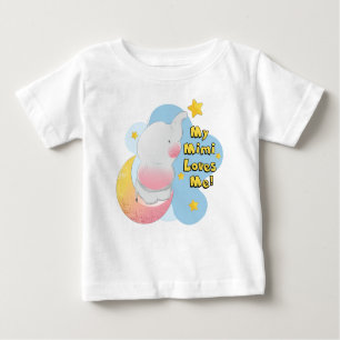 Meine Lieben Mimi ich Elefant Baby T-shirt