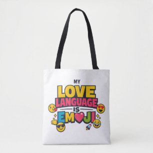 Meine Liebessprache Ist Emoji-Tasche