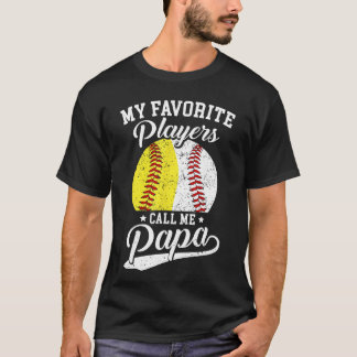 Meine Lieblings-Baseball-Softball-Spieler nennen m T-Shirt