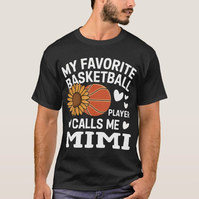 Meine Lieblings-Basketball-Spieler nennt mich Mimi T-Shirt (Vorderseite)