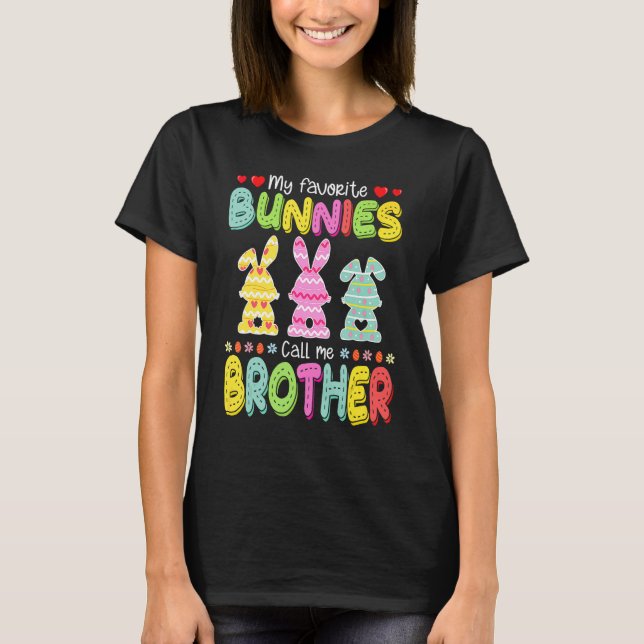 Meine Lieblings-Bunnies Cal L M E Brother Osterfam T-Shirt (Vorderseite)