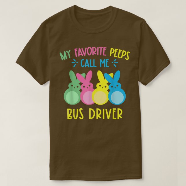 Meine Lieblings-Bunnies nennen mich Bus-Driver-Sch T-Shirt (Design vorne)