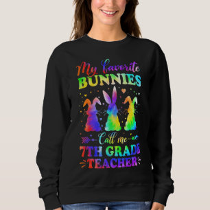Meine Lieblings-Bunnies nennen mich Krawatte 7. Kl Sweatshirt