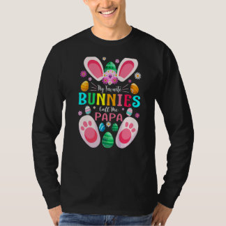 Meine Lieblings-Bunnies nennen mich Papa-Ostertag T-Shirt