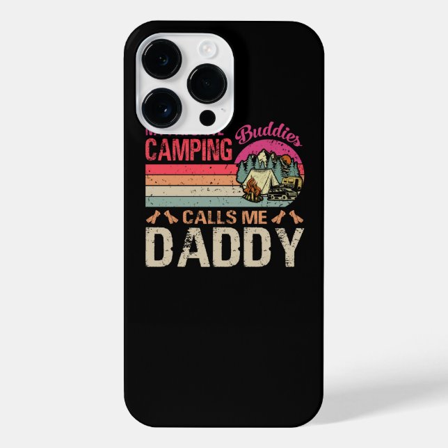 Meine Lieblings-Camping-Buddies nennen mich Daddy  iPhone Hülle (Rückseite)