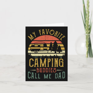 Meine Lieblings-Camping-Buddies nennen mich Vater Karte