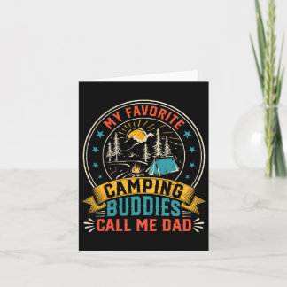 Meine Lieblings-Camping-Buddies nennen mich Vater  Karte