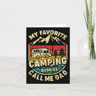Meine Lieblings-Camping-Buddies nennen mich Vater Karte