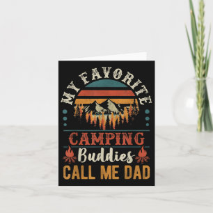 Meine Lieblings-Camping-Buddies nennen mich Vater Karte