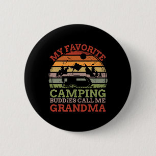 Meine Lieblings-Camping-Kumpels nennen mich Oma-Va Button