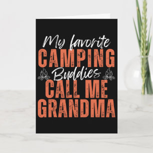 Meine Lieblings-Camping-Kumpels nennen mich Oma-Va Karte