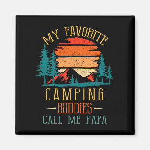 Meine Lieblings-Camping-Kumpels nennen mich Papa L Magnet