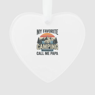 Meine Lieblings-Camping-Kumpels nennen mich Papa-S Ornament