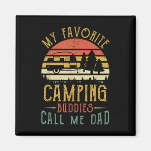 Meine Lieblings-Camping-Kumpels nennen mich Papa V Magnet