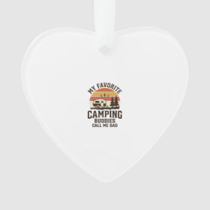 Meine Lieblings-Camping-Kumpels nennen mich Papa V Ornament