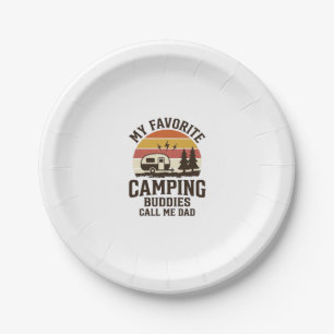 Meine Lieblings-Camping-Kumpels nennen mich Papa V Pappteller
