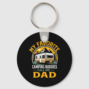 Meine Lieblings-Camping-Kumpels nennen mich Papa V Schlüsselanhänger