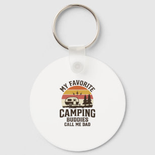 Meine Lieblings-Camping-Kumpels nennen mich Papa V Schlüsselanhänger