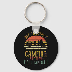 Meine Lieblings-Camping-Kumpels nennen mich Papa V Schlüsselanhänger