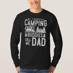 Meine Lieblings-Camping-Kumpels nennen mich Papa V T-Shirt